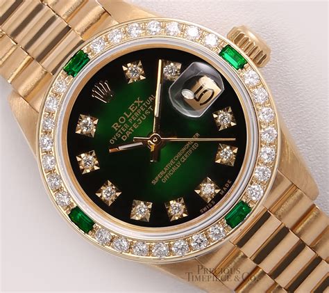 rolex frauen grün|Rolex green colors.